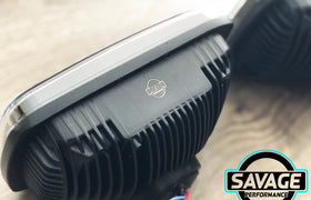 7 Inch x 5 Inch BLACK LED Headlights