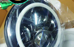 7 Inch HALO Round LED Headlights